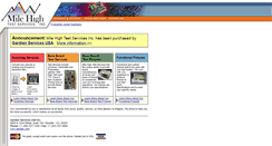 Desktop Screenshot of mhtest.com